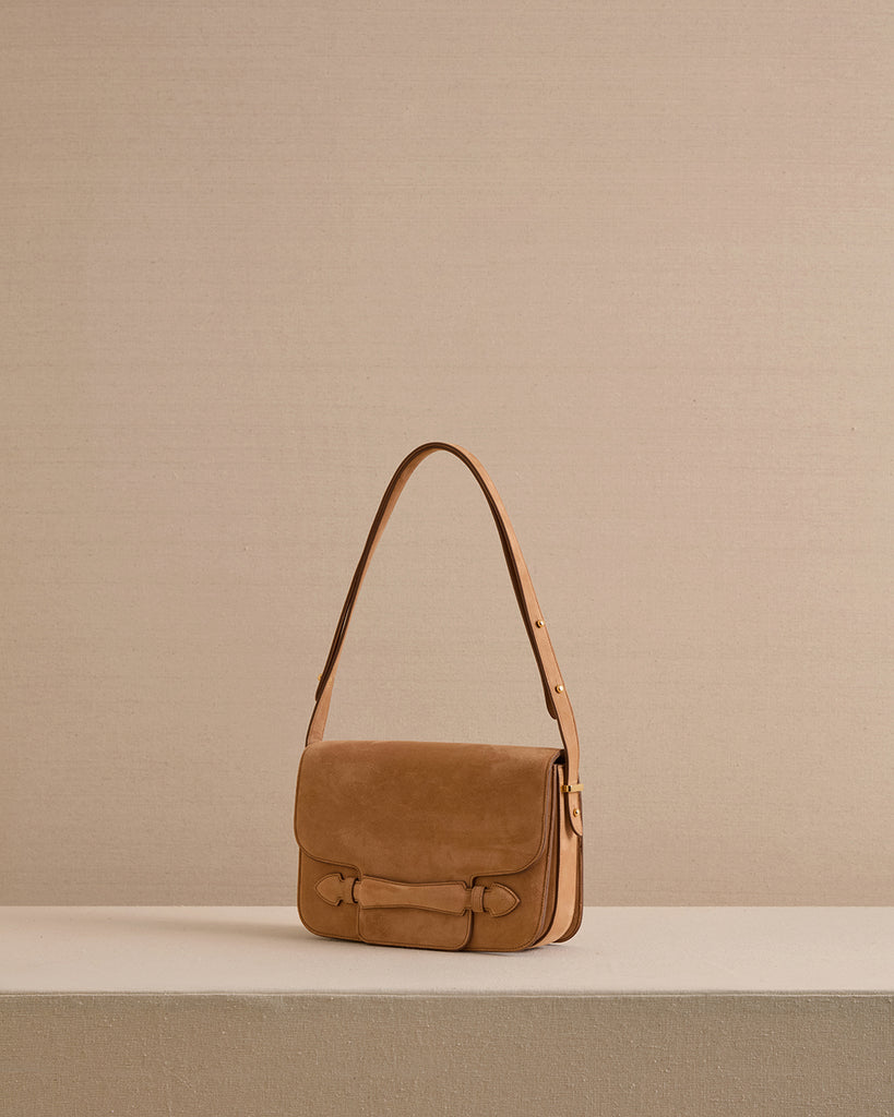 Romy 25 in Suede Camel