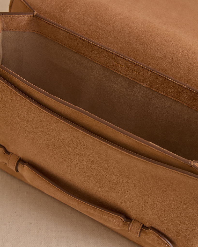 Romy 25 in Suede Camel