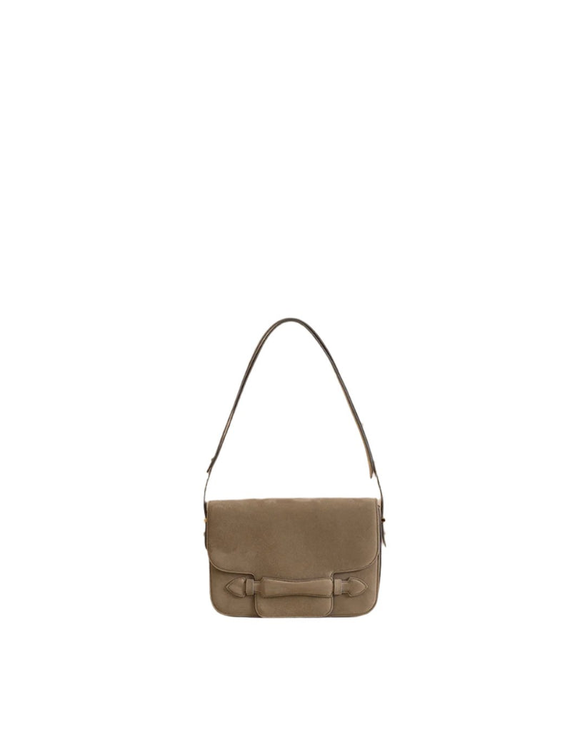 Romy 25 in Suede Mushroom