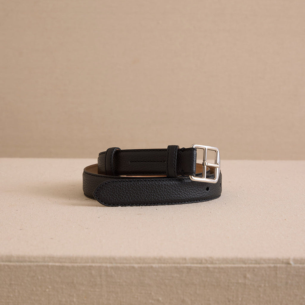 Belt 35 in Tumbled Grain Black