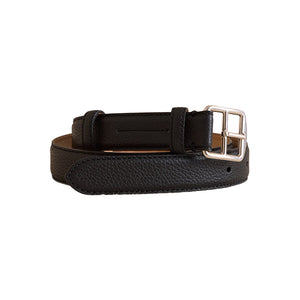 Belt 35 in Tumbled Grain Black