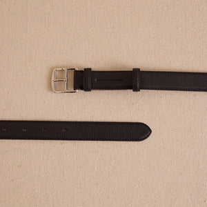 Belt 35 in Tumbled Grain Black