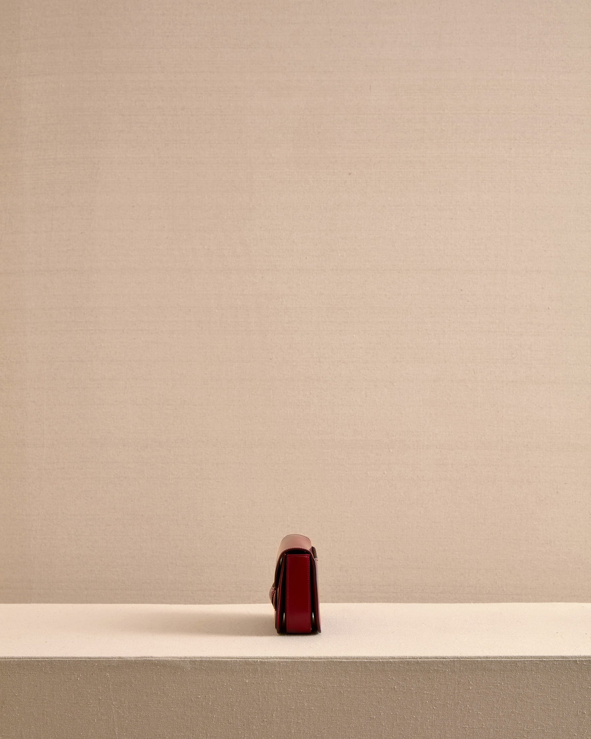 Romy Clutch in Oxblood