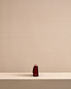 Romy Clutch in Oxblood