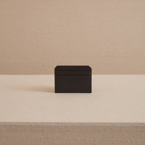 Card Case in Tumbled Grain Black