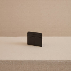 Card Case in Tumbled Grain Black