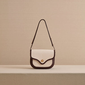 Jane in Canvas Natural & Supple Soft Chocolate