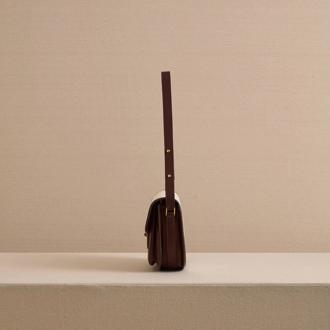 Jane in Canvas Natural & Supple Soft Chocolate