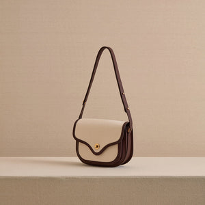 Jane in Canvas Natural & Supple Soft Chocolate