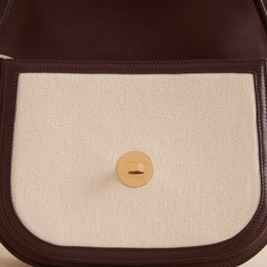 Jane in Canvas Natural & Supple Soft Chocolate