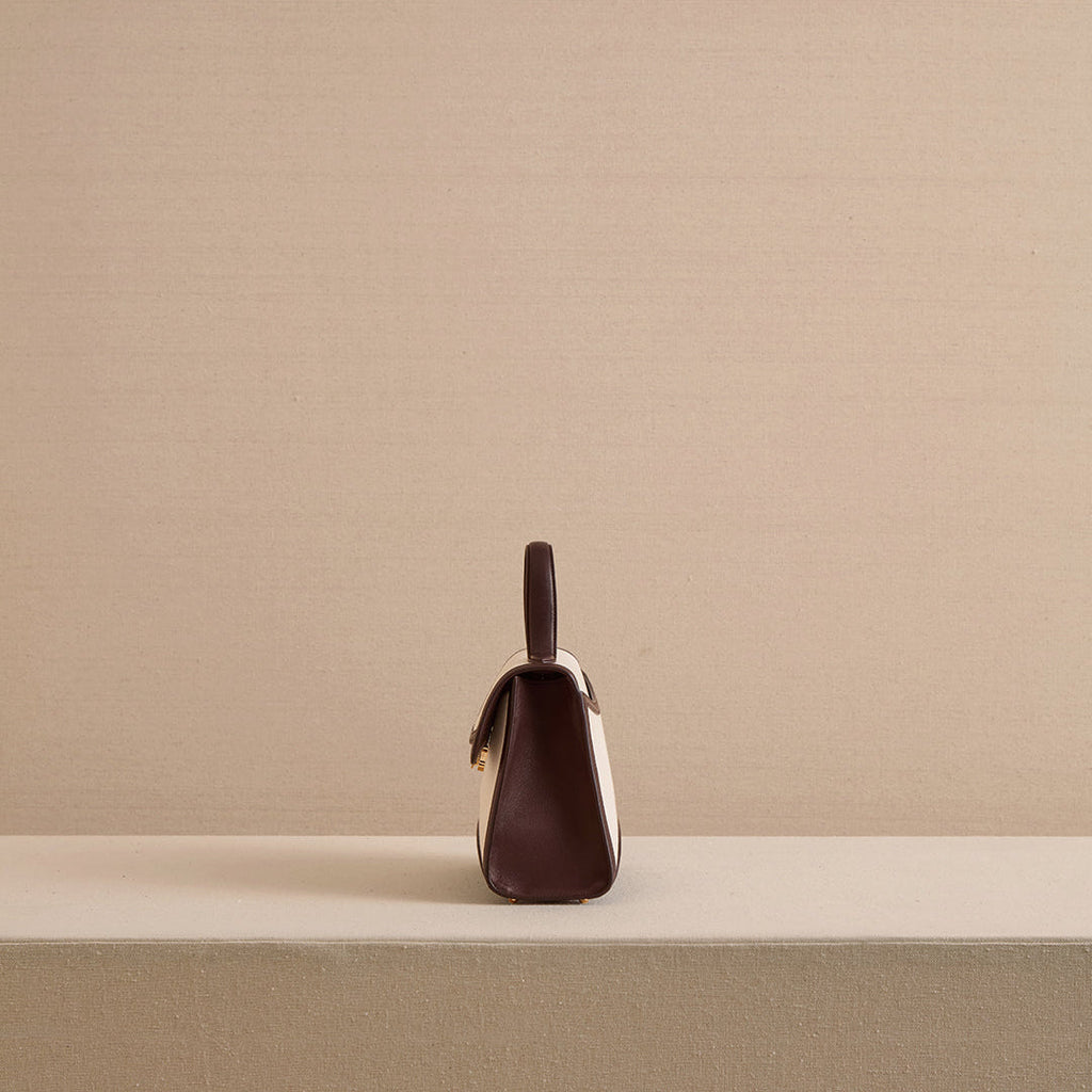 Madeline 21 in Canvas Natural & Supple Soft Chocolate