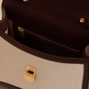 Madeline 21 in Canvas Natural & Supple Soft Chocolate