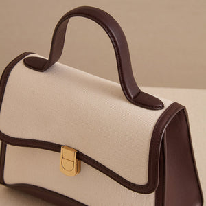 Madeline 21 in Canvas Natural & Supple Soft Chocolate