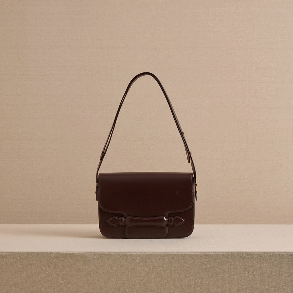 Romy 25 in Box Calf Palmellato Chocolate