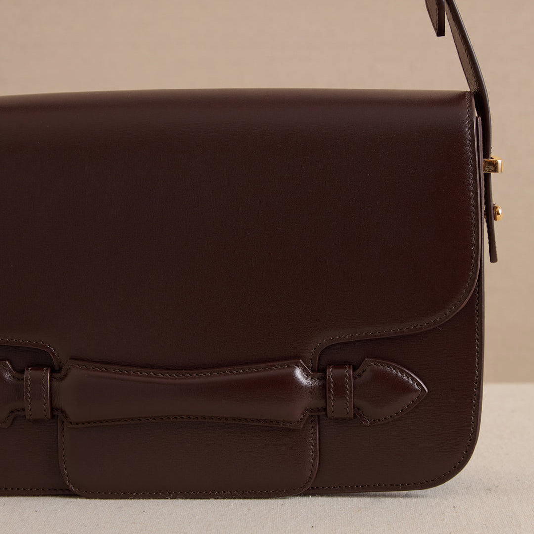 Romy 25 in Box Calf Palmellato Chocolate
