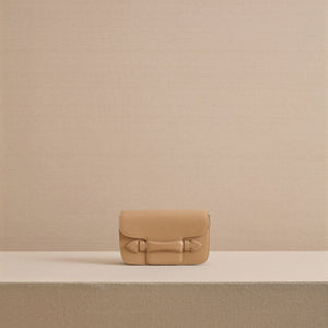 Romy Clutch in Box Calf Palmellato Natural