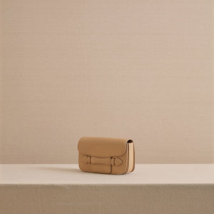 Romy Clutch in Box Calf Palmellato Natural