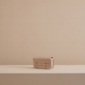 Romy Clutch in Satin Blush
