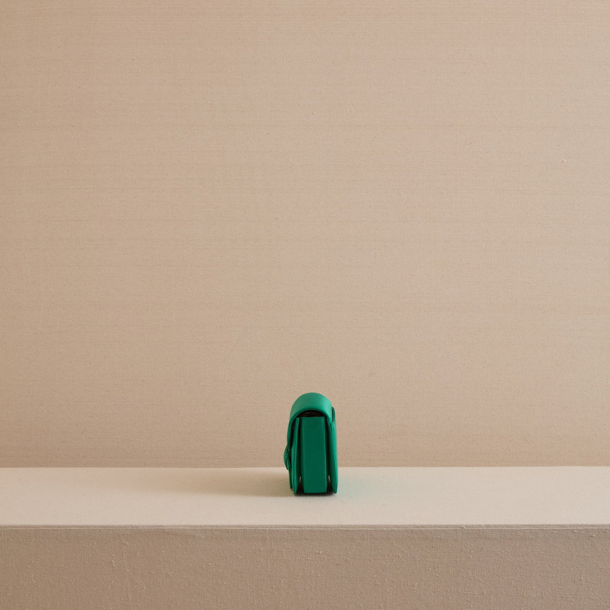 Romy Clutch in Satin Emerald