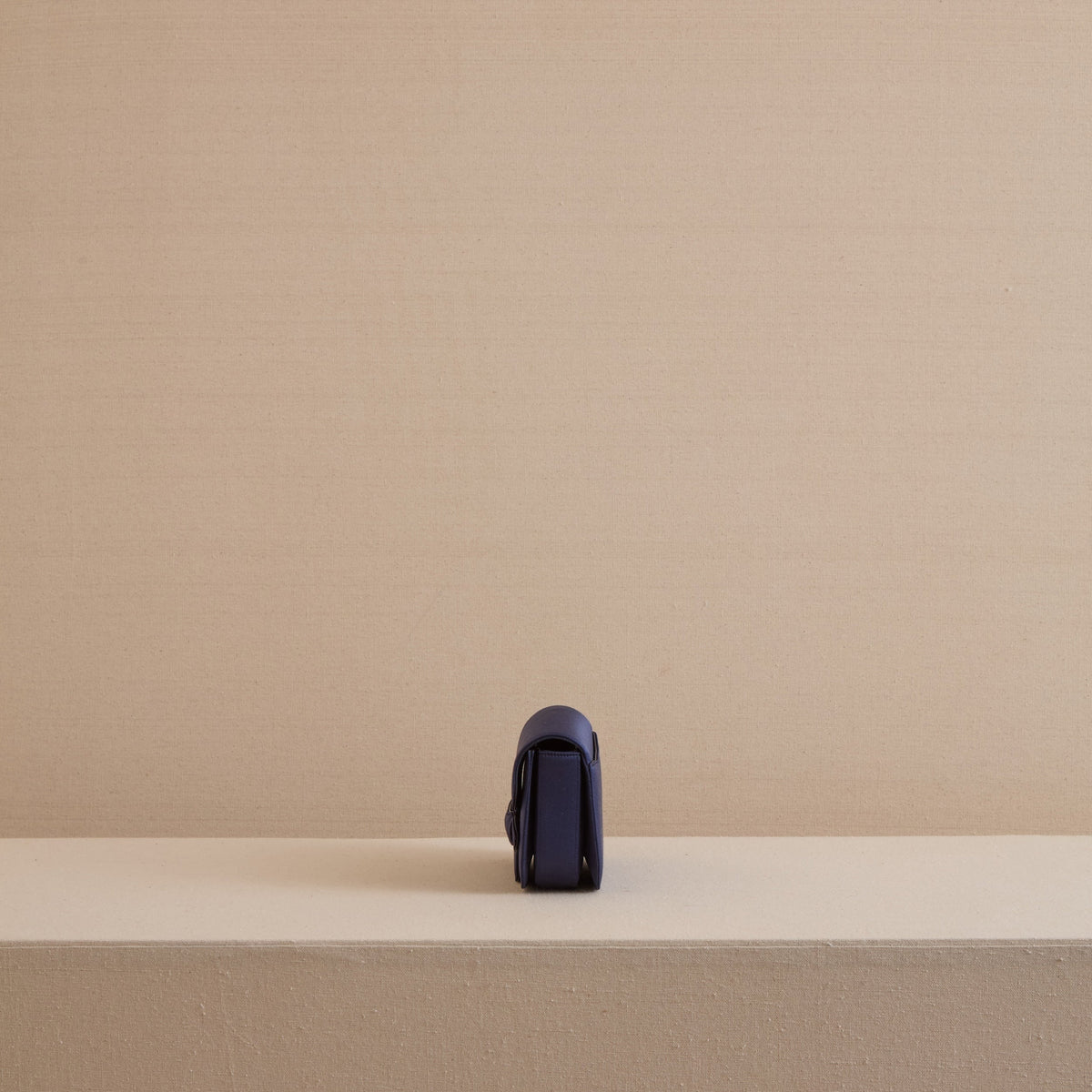 Romy Clutch in Satin Navy