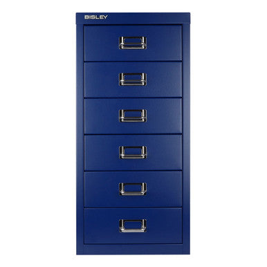 Bisley 6-Drawer Under-Desk MultiDrawer Steel Cabinet