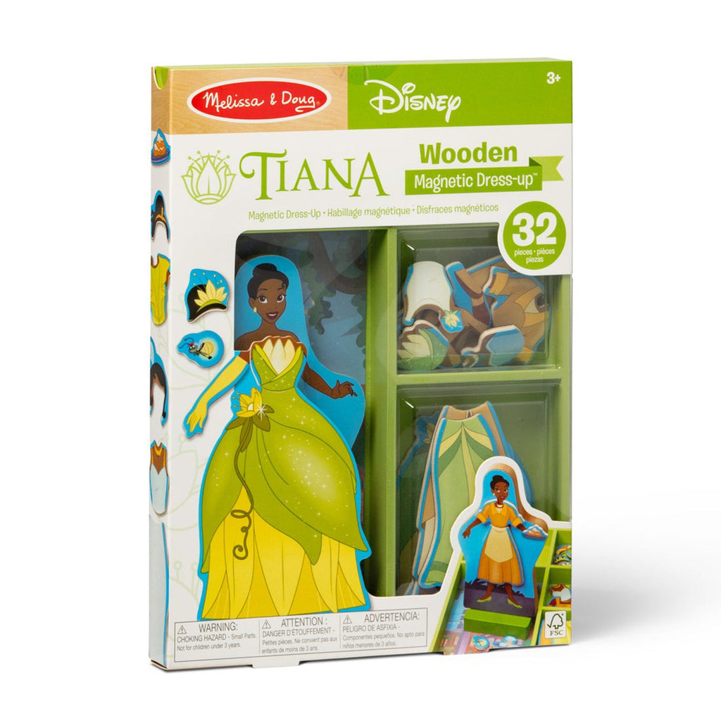 Disney Princess Magnetic Dress Up Kit: Moana, Tiana, Ariel & Cinderella