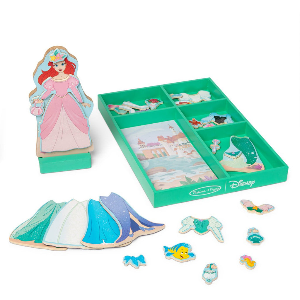 Disney Princess Magnetic Dress Up Kit: Moana, Tiana, Ariel & Cinderella