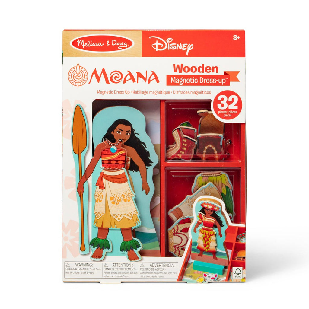 Disney Princess Magnetic Dress Up Kit: Moana, Tiana, Ariel & Cinderella