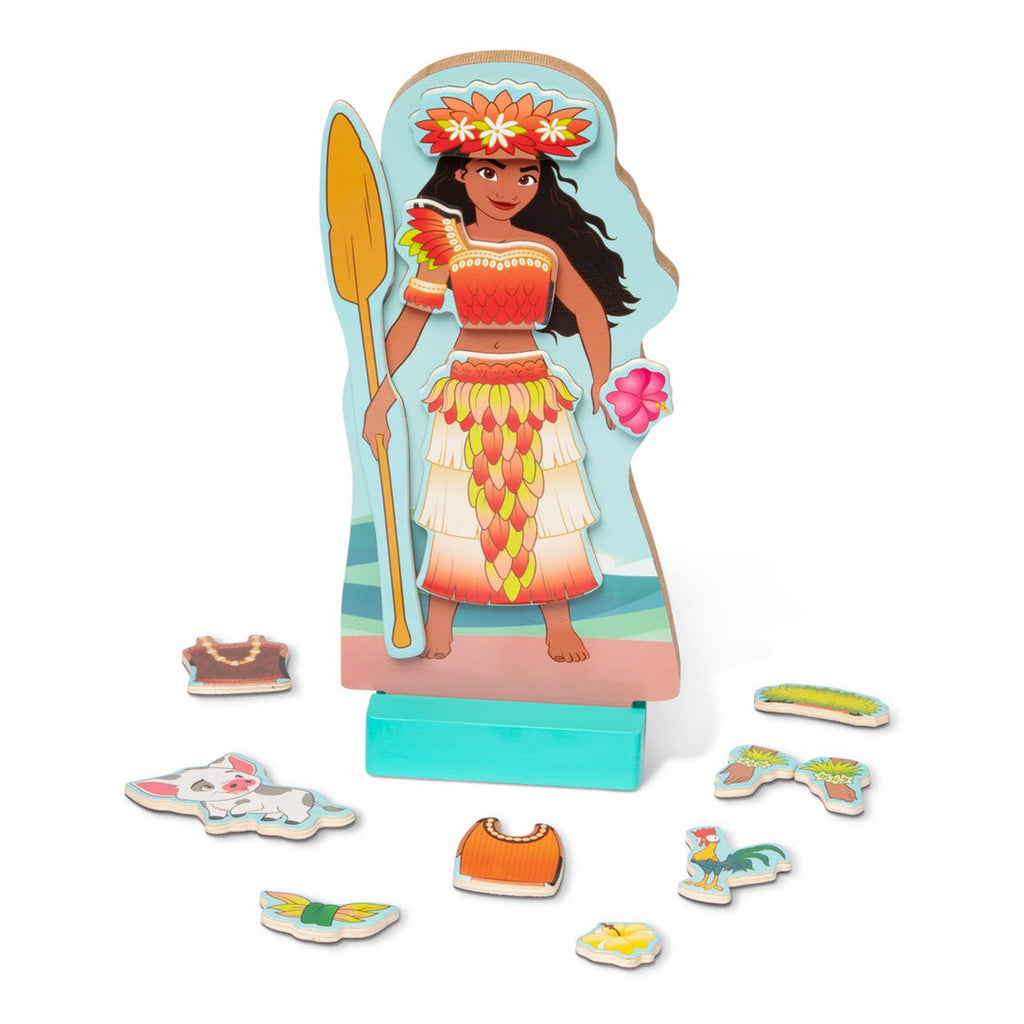 Disney Princess Magnetic Dress Up Kit: Moana, Tiana, Ariel & Cinderella