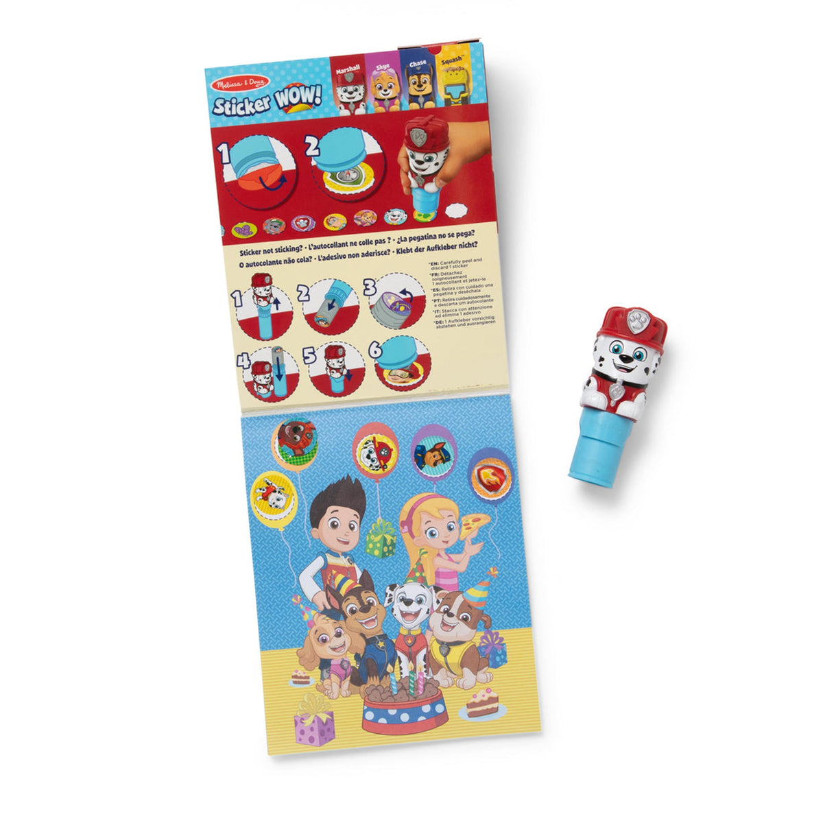 Paw Patrol Sticker WOW! Kit