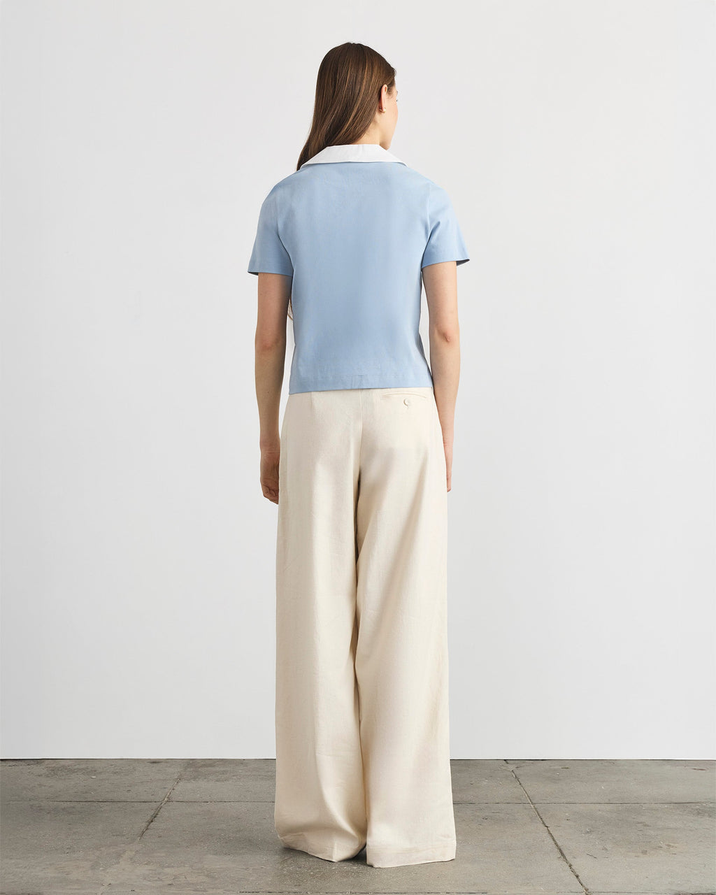 Melanie Top in Powder Blue
