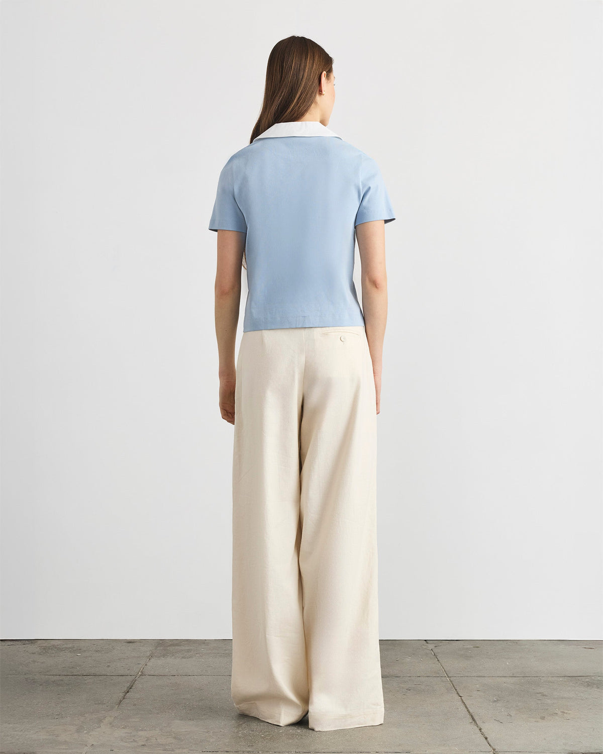 Melanie Top in Powder Blue