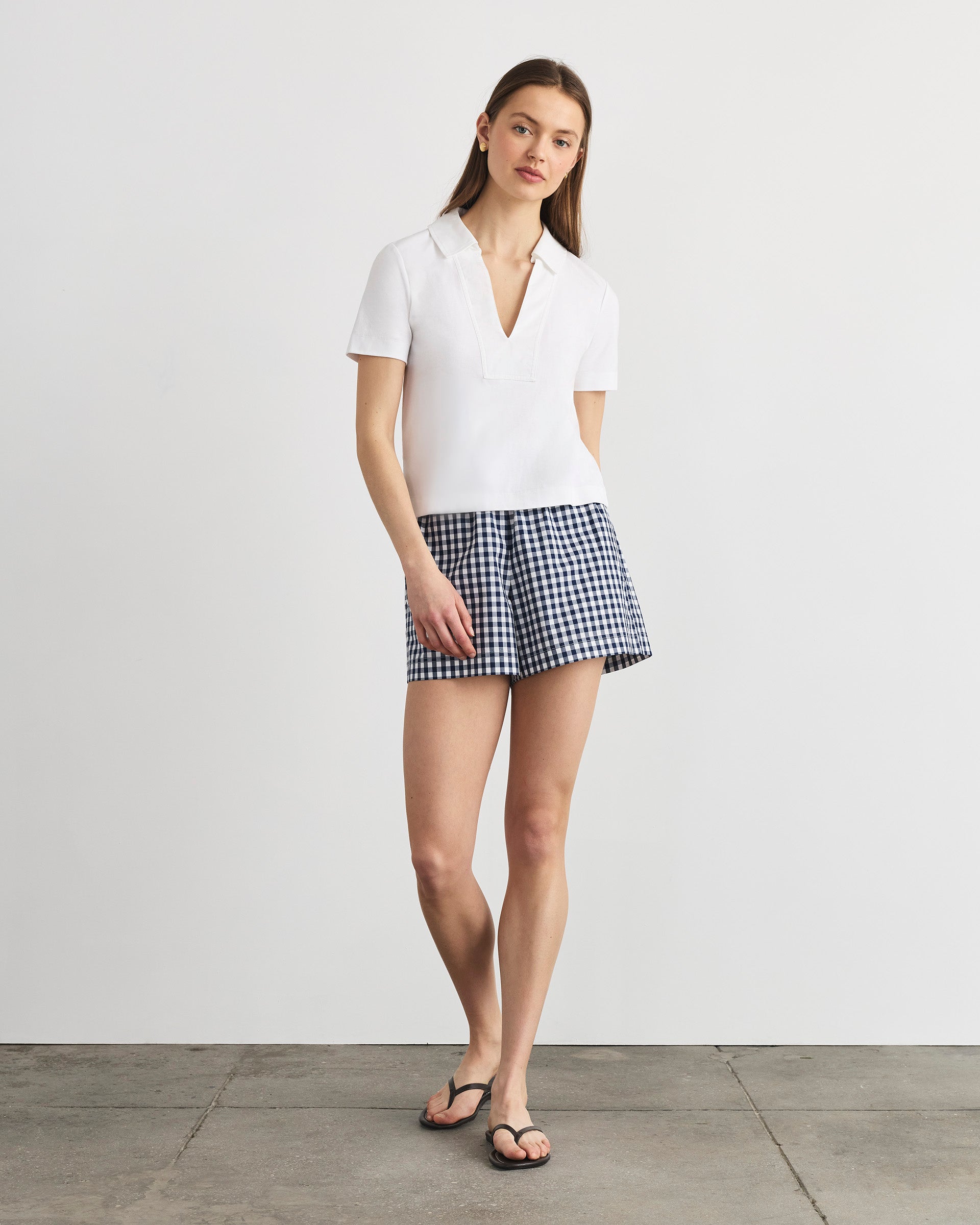 Melanie Top in Optic White