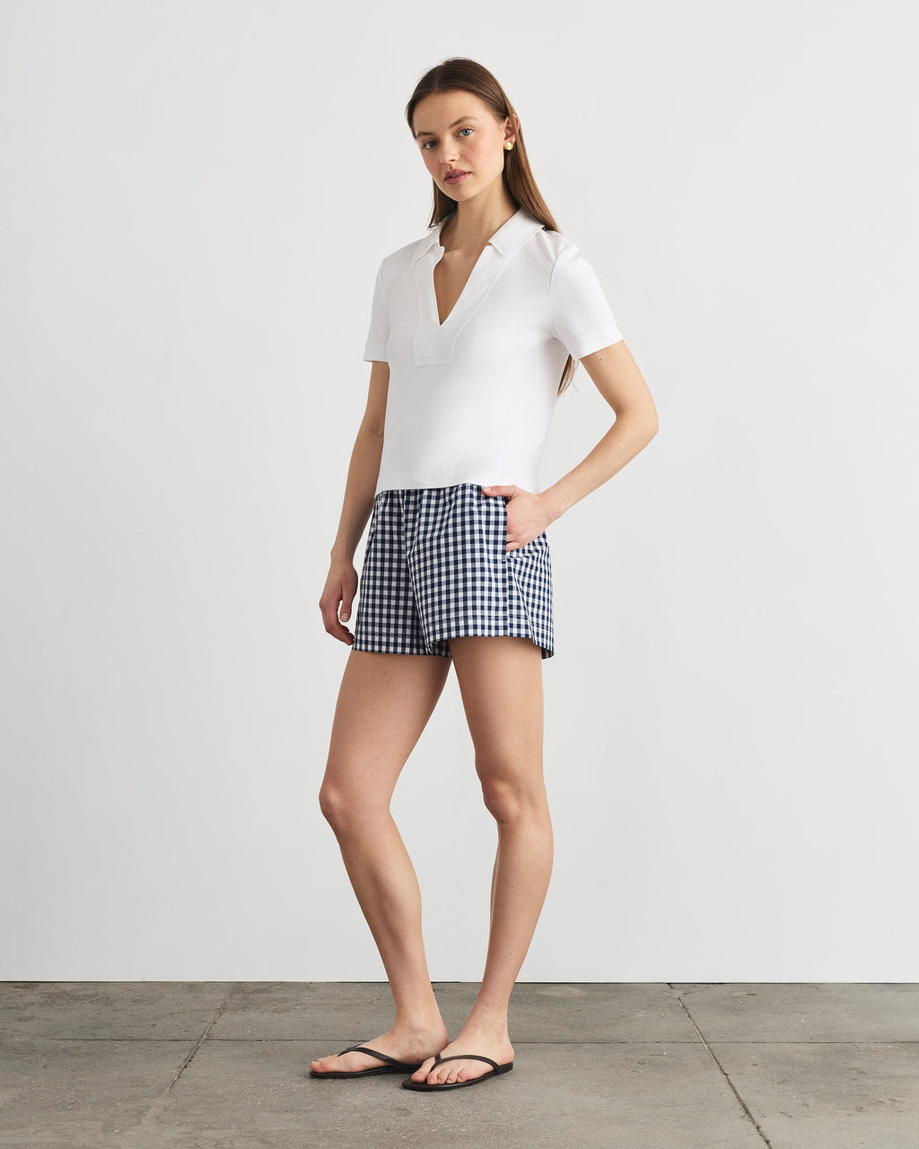 Melanie Top in Optic White