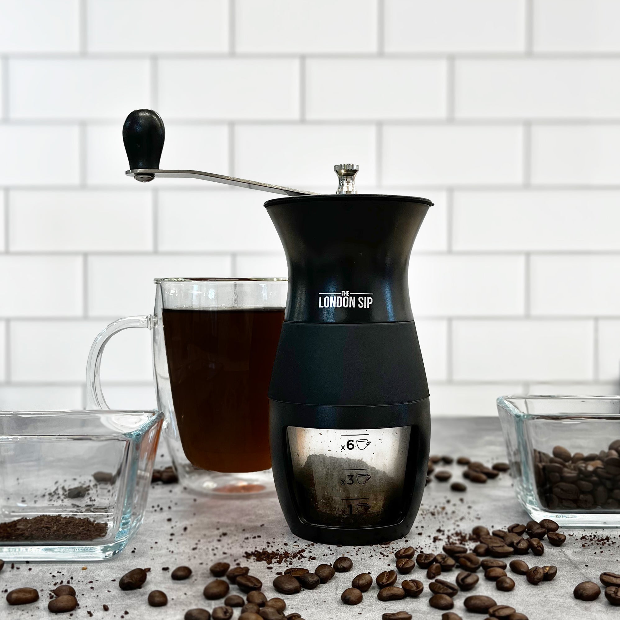 Manual Coffee Grinder in Black