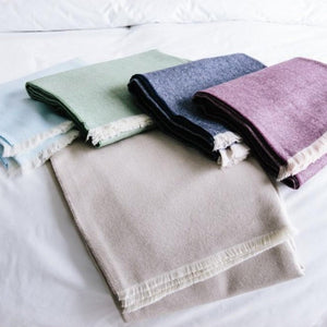 Premium Alpaca Throw with Eyelash Fringe