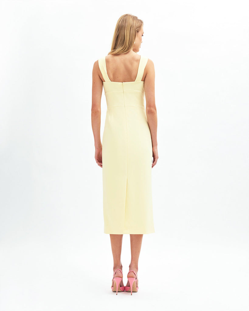 Mia Dress in Light Lemon