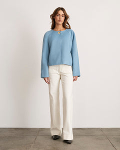 Micah Jacket in Cloudy Seafoam