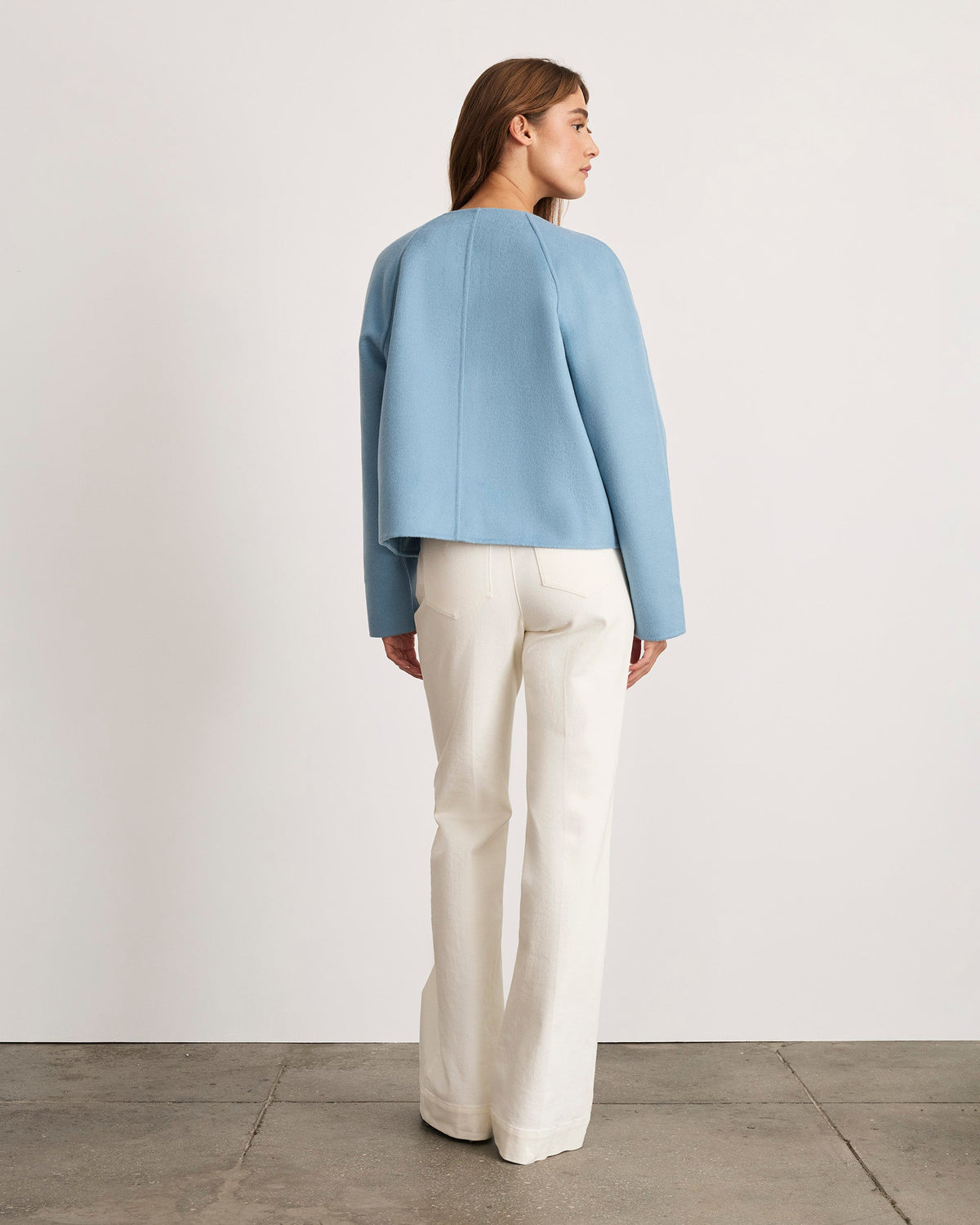 Micah Jacket in Cloudy Seafoam