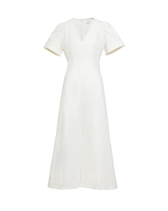 Midi Renzo Dress in Chalk