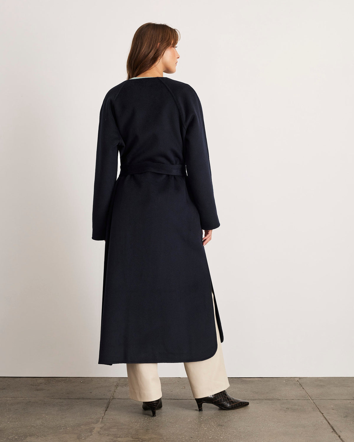 Milla Coat in Classic Navy