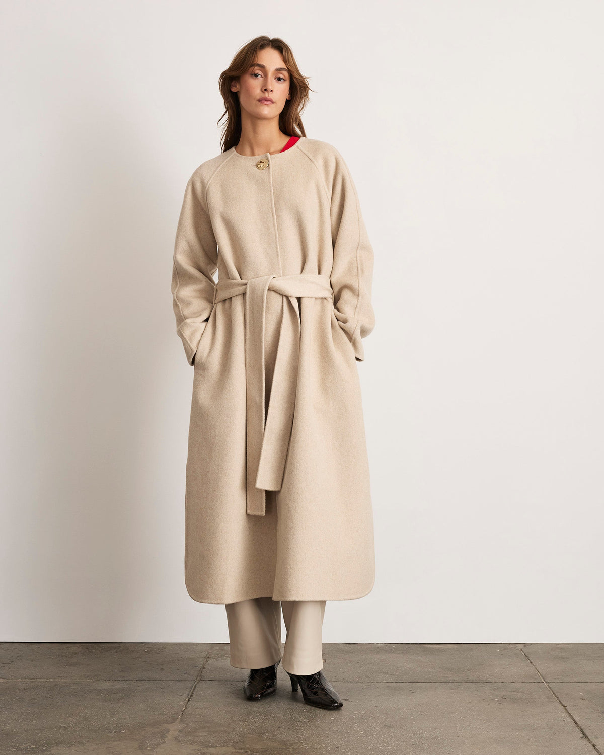 Milla Coat in Oat