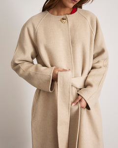 Milla Coat in Oat