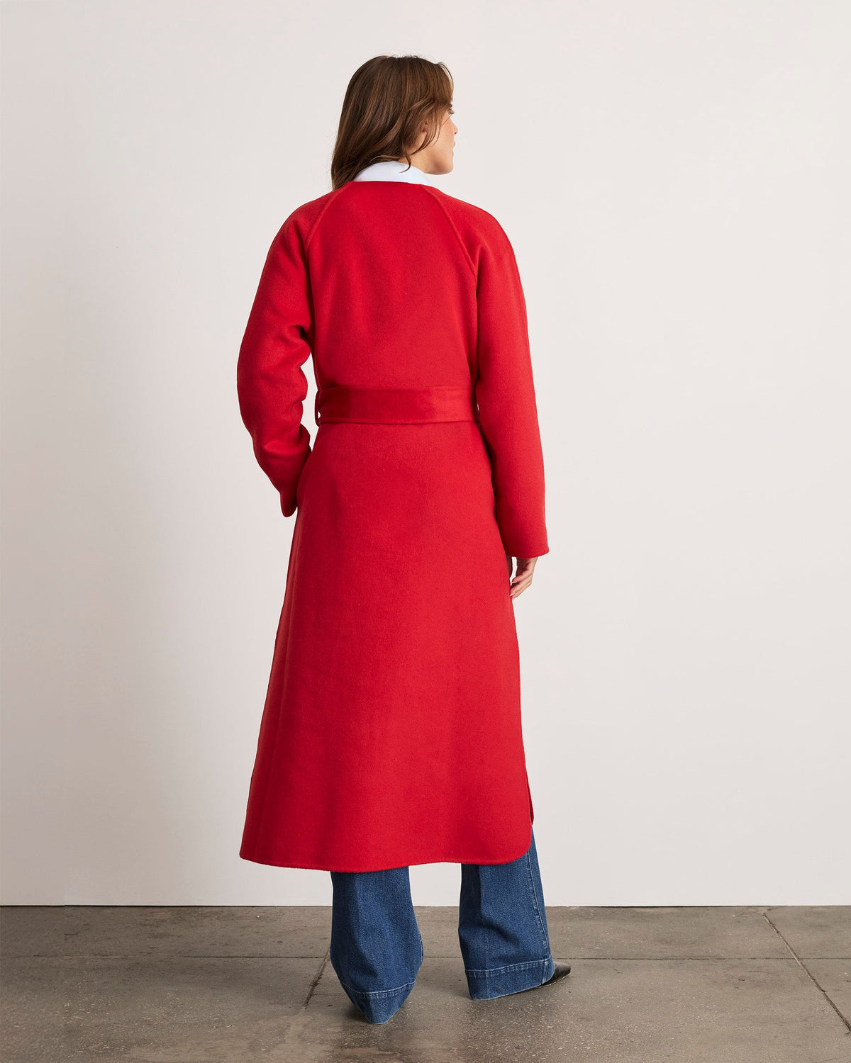 Milla Coat in Scarlet