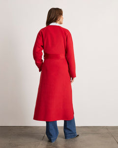 Milla Coat in Scarlet