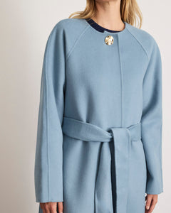 Milla Coat in Cloudy Seafoam