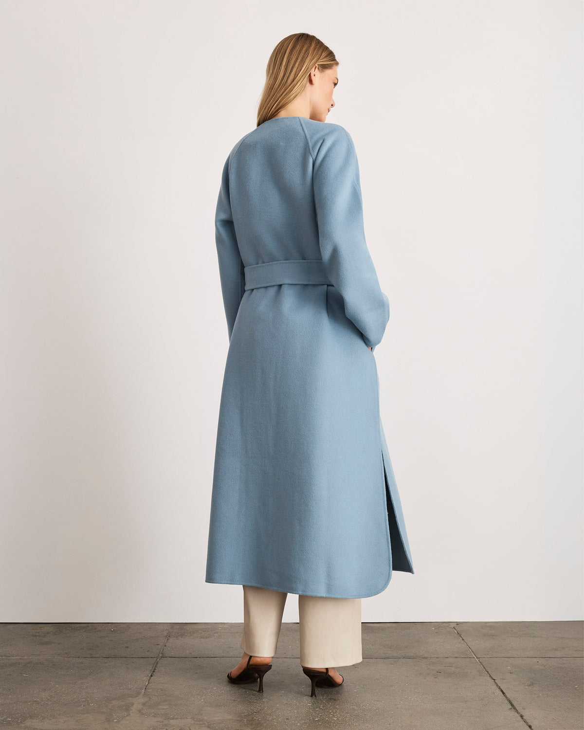 Milla Coat in Cloudy Seafoam