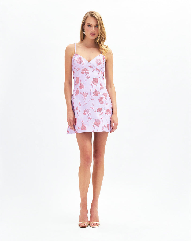 Mini Isabelle Dress in Lilac Multi