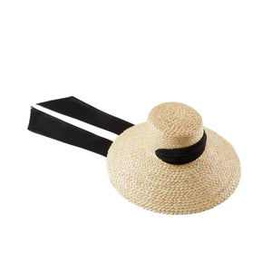 Mirabel Wide-Brim Sunhat in Black