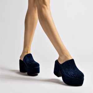 Miso Clog In Midnight Velvet